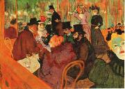  Henri  Toulouse-Lautrec Moulin Rouge oil painting on canvas